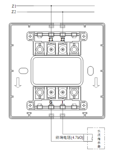 青海青海海湾消防GST-LD-8300B输入模块常开无源触点接线图