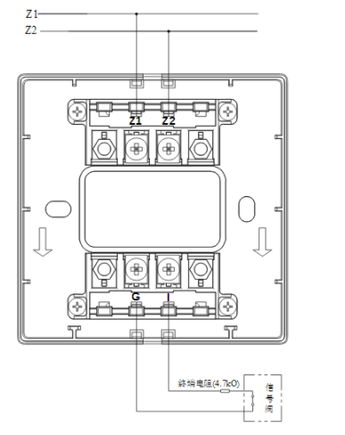 青海海湾GST-LD-8300B输入模块常闭无源触点接线图