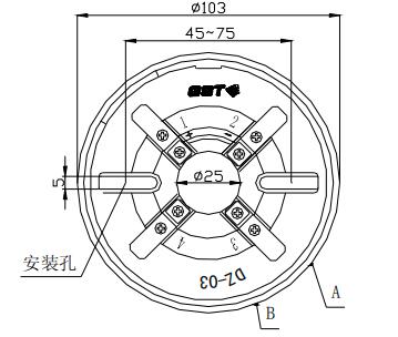 DZ-03定位底座 青海海湾底座